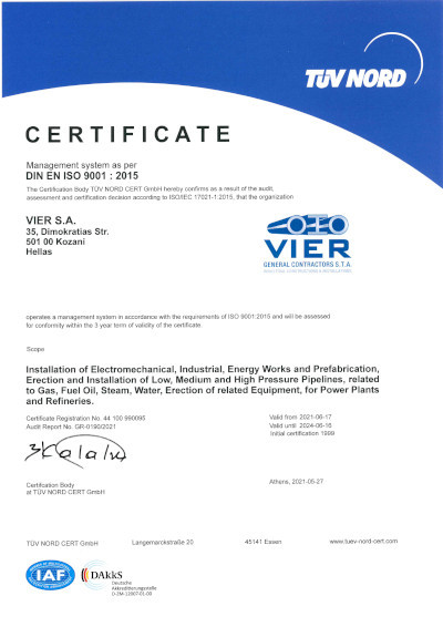 VIER ISO 9001 2015 EN